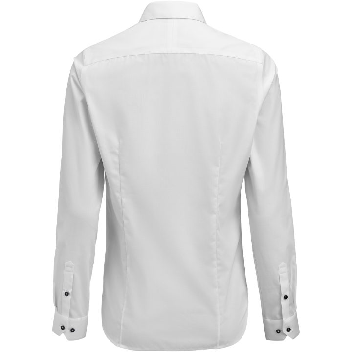 Skjorta Dam YB56 Twill Contemporary Vit Marinblå J.Harvest & Frost XS/34 – billede 4