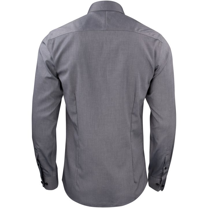 Skjorta GB01 Twill Regular Grå J.Harvest & Frost s – billede 2