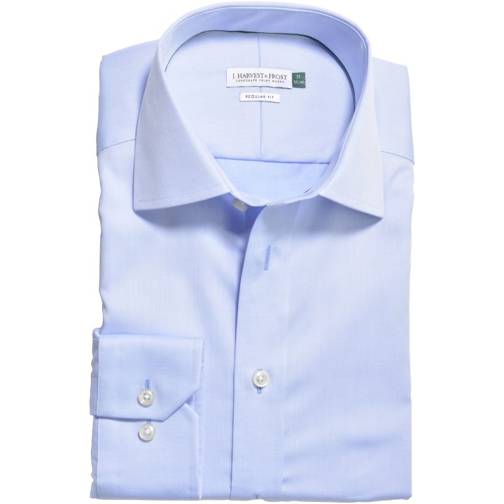 Skjorta GB01 Twill Regular Himmelsblå J.Harvest & Frost s – billede 4