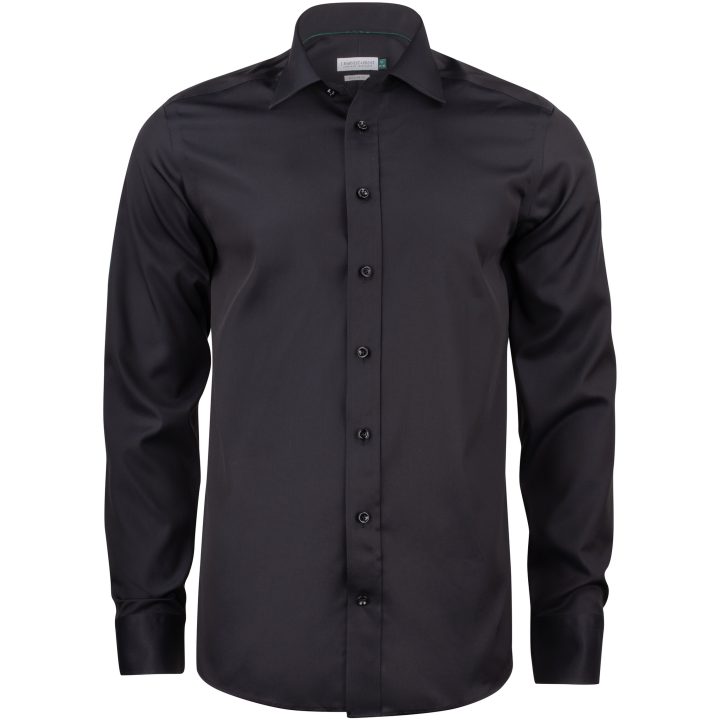 Skjorta GB01 Twill Regular Svart J.Harvest & Frost s – billede 2