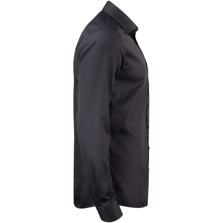 Skjorta GB01 Twill Regular Svart J.Harvest & Frost s – billede 4