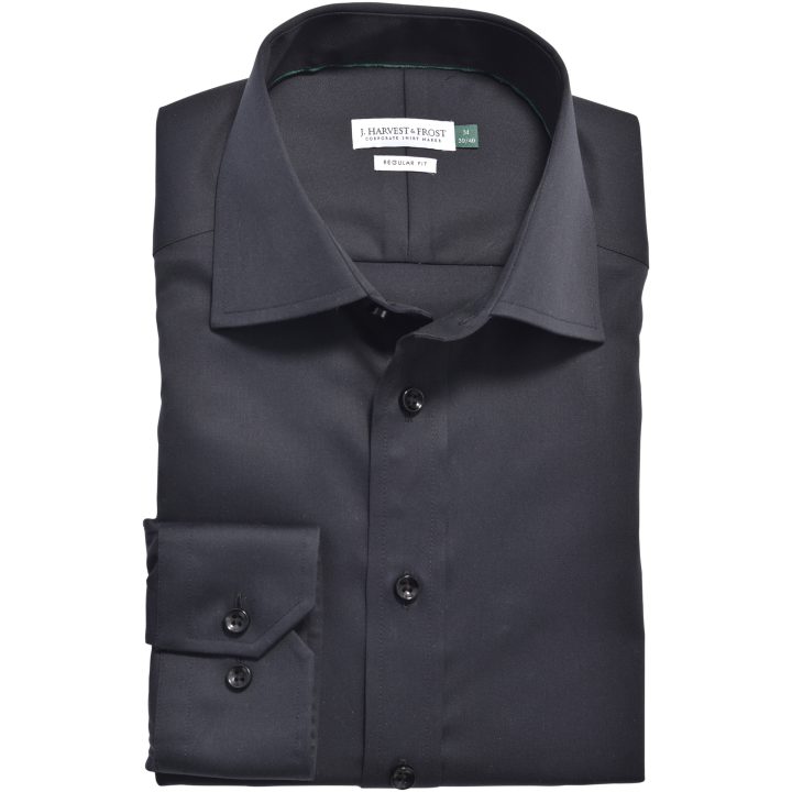 Skjorta GB01 Twill Regular Svart J.Harvest & Frost s – billede 6