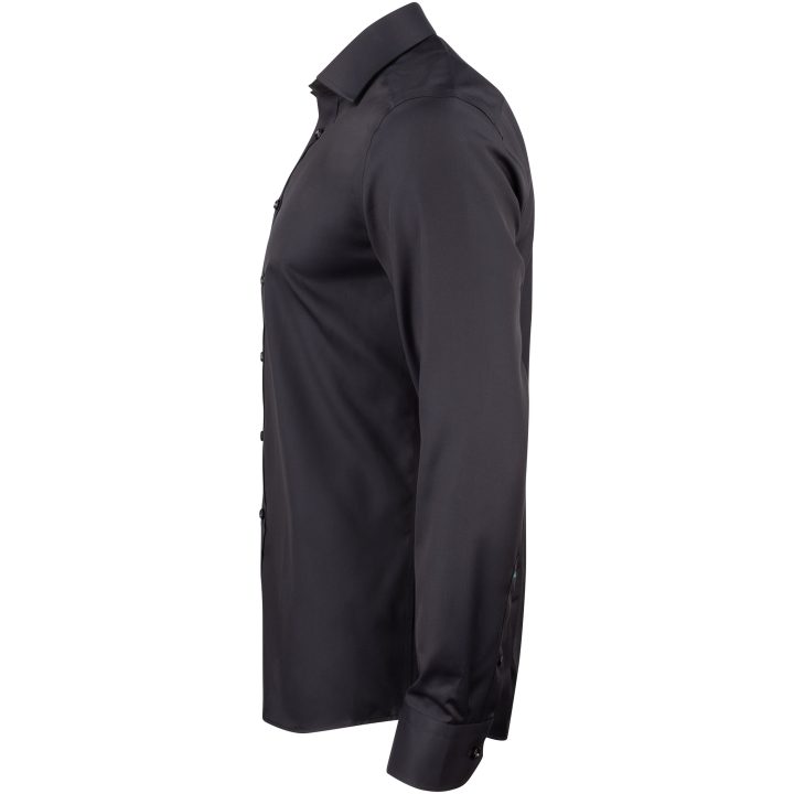 Skjorta GB01 Twill Regular Svart J.Harvest & Frost s – billede 7