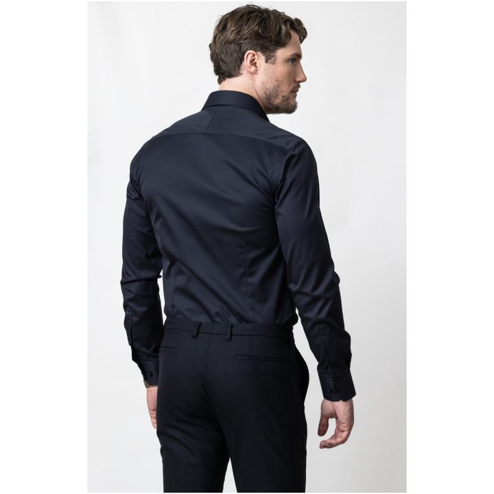 Skjorta GB01 Twill Regular Svart J.Harvest & Frost s – billede 9