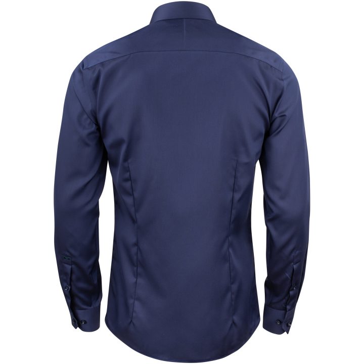 Skjorta GB01 Twill Slim Marinblå J.Harvest & Frost XS – billede 3