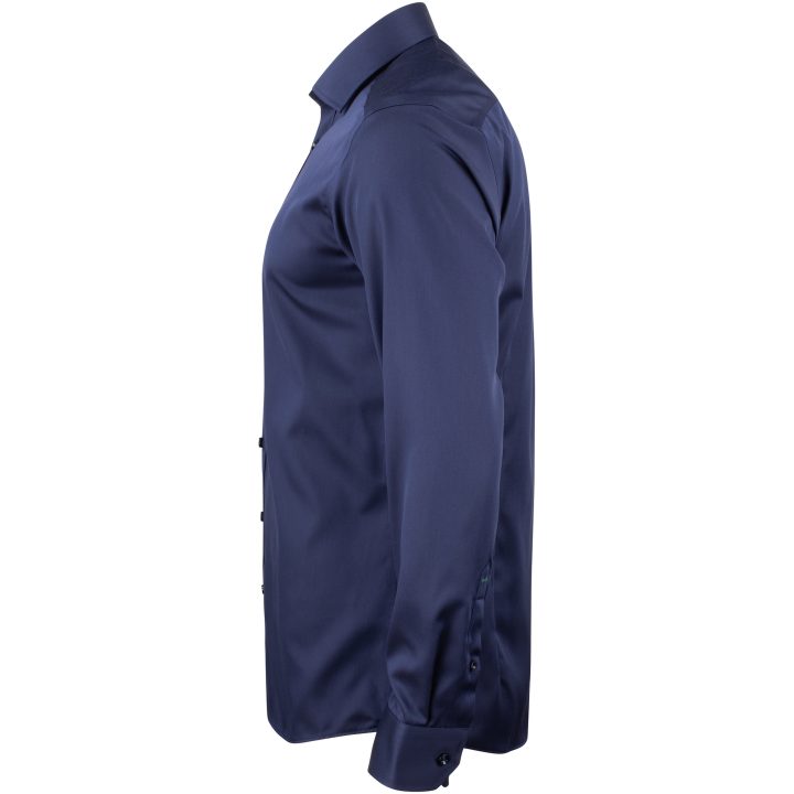 Skjorta GB01 Twill Slim Marinblå J.Harvest & Frost XS – billede 5