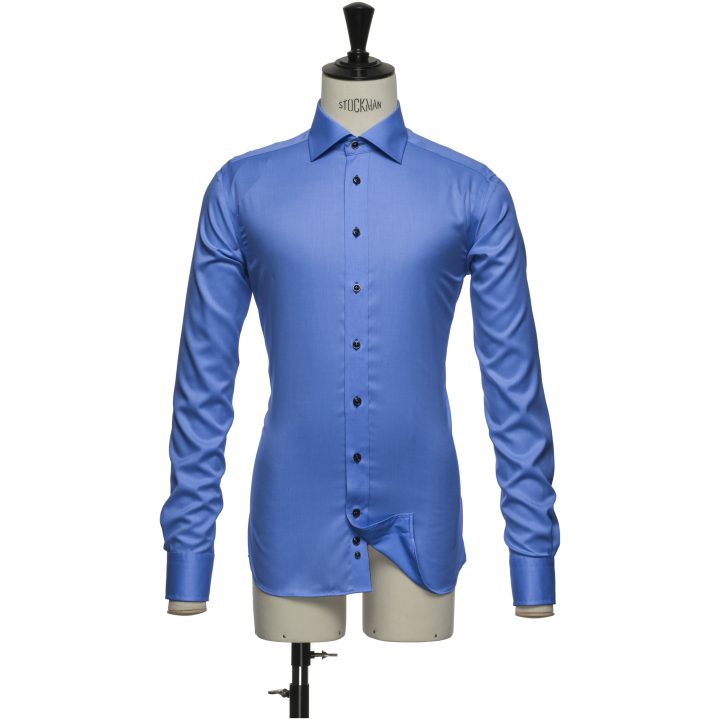 Skjorta GB01 Twill Slim Mellanblå J.Harvest & Frost XS – billede 2
