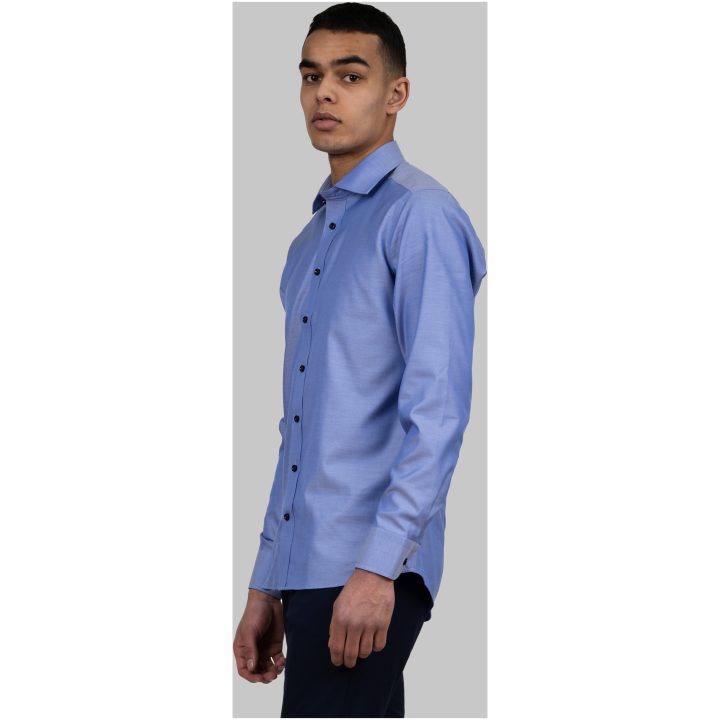 Skjorta GB01 Twill Slim Mellanblå J.Harvest & Frost XS – billede 12