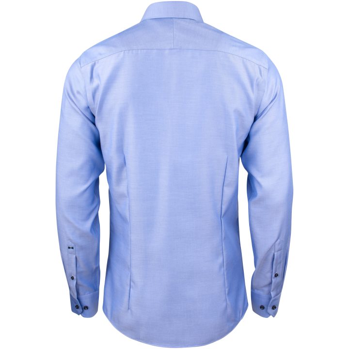 Skjorta GB01 Twill Slim Mellanblå J.Harvest & Frost XS – billede 3