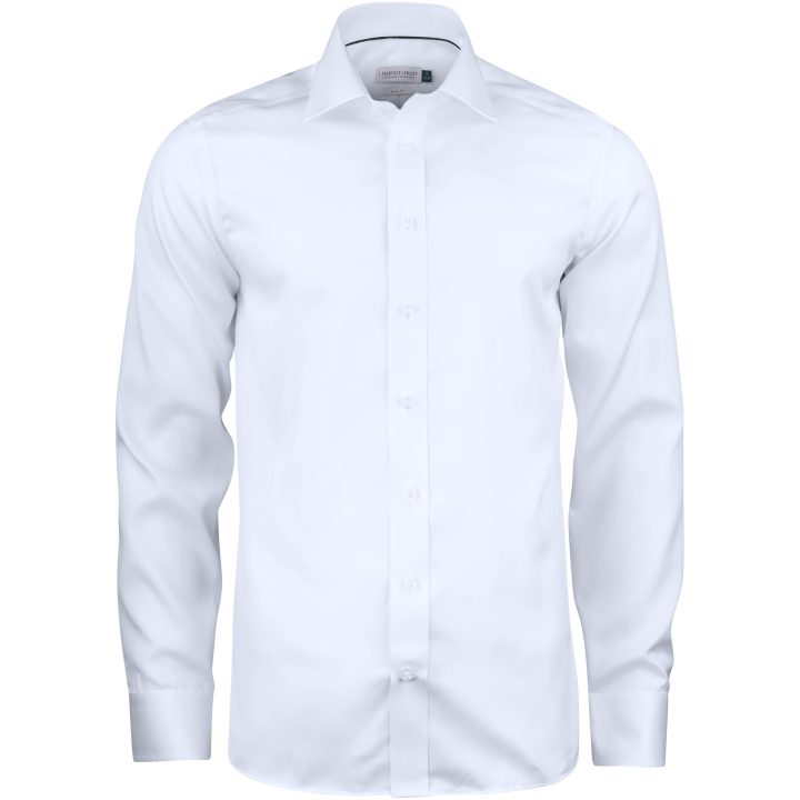 Skjorta GB01 Twill Slim Vit J.Harvest & Frost XS – billede 2