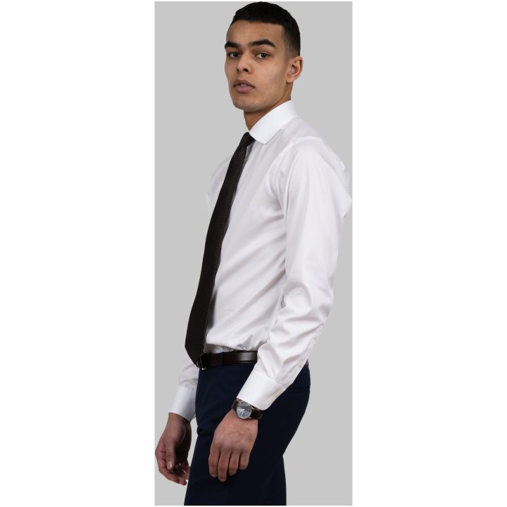 Skjorta GB01 Twill Slim Vit J.Harvest & Frost XS – billede 13