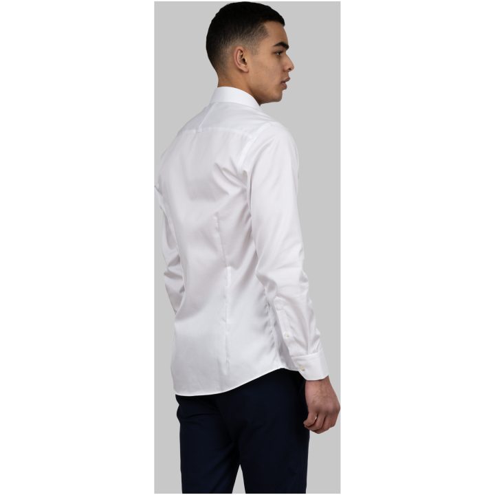 Skjorta GB01 Twill Slim Vit J.Harvest & Frost XS – billede 14