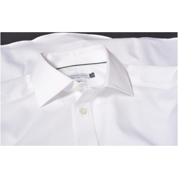 Skjorta GB01 Twill Slim Vit J.Harvest & Frost XS – billede 5