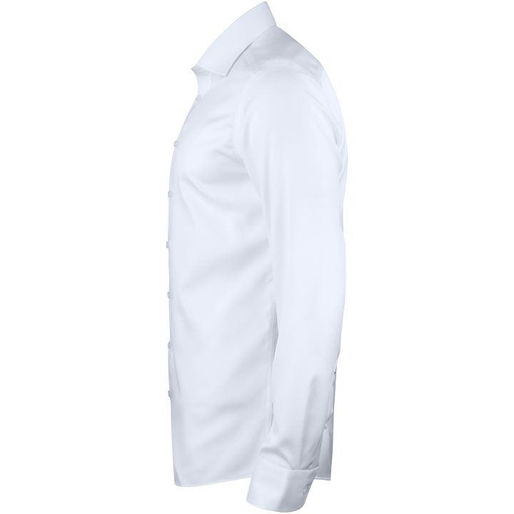 Skjorta GB01 Twill Slim Vit J.Harvest & Frost XS – billede 8