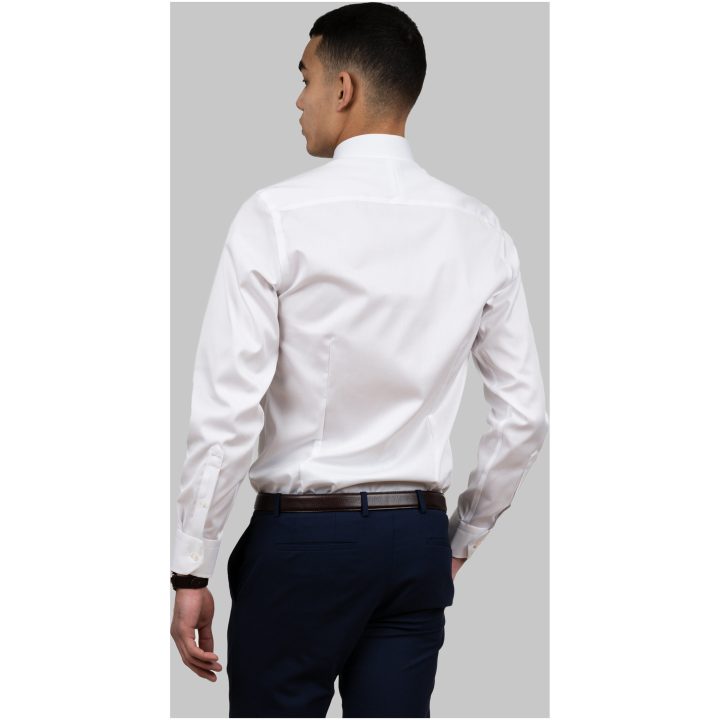 Skjorta GB01 Twill Slim Vit J.Harvest & Frost XS – billede 9
