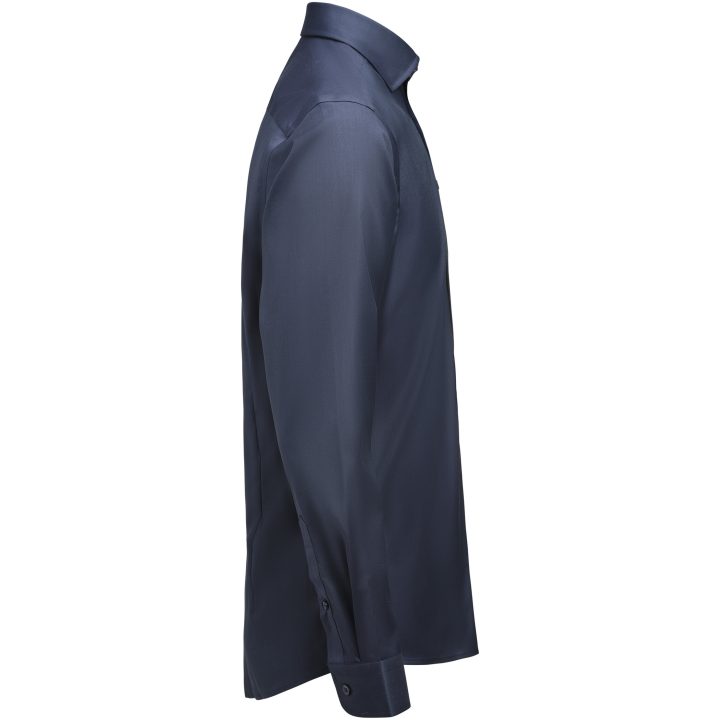 Skjorta GB02 Twill Stretch Slim Fit Marinblå J.Harvest & Frost XS 35/36 – billede 4