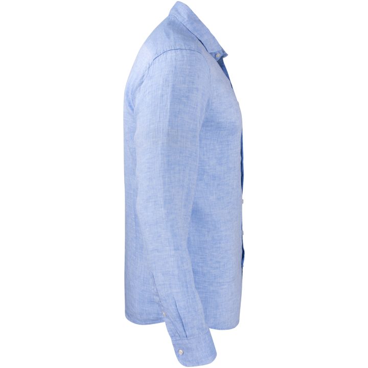 Skjorta IB33 Linen Regular Himmelsblå J.Harvest & Frost s – billede 4