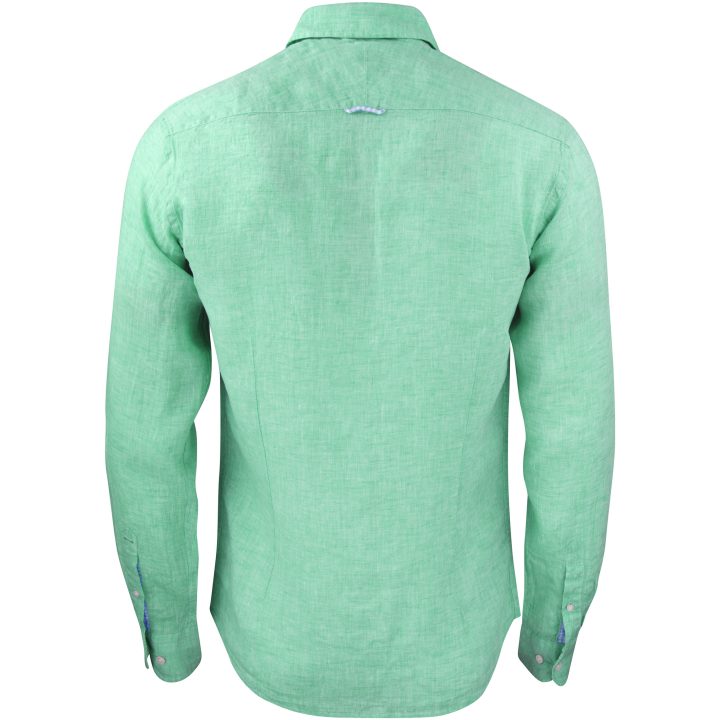 Skjorta IB33 Linen Slim Grön J.Harvest & Frost XS – billede 2