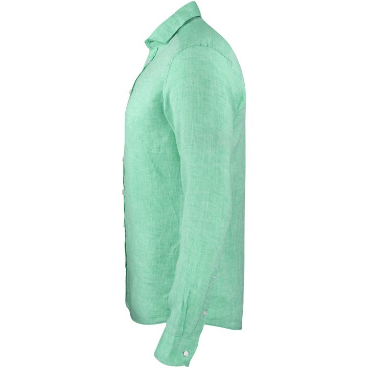 Skjorta IB33 Linen Slim Grön J.Harvest & Frost XS – billede 5