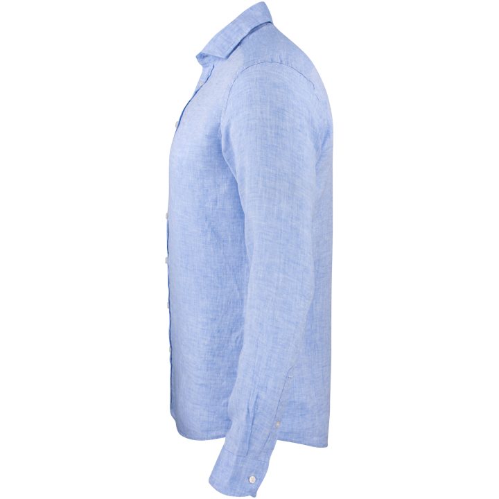 Skjorta IB33 Linen Slim Himmelsblå J.Harvest & Frost XS – billede 4