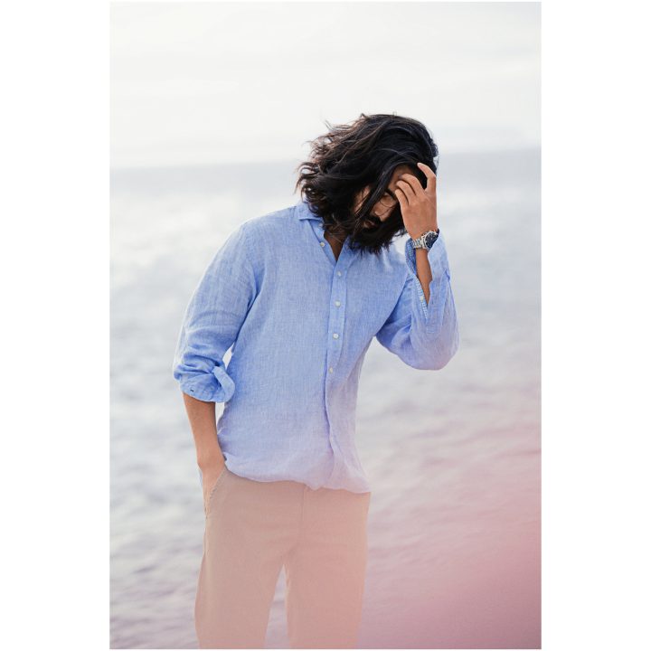 Skjorta IB33 Linen Slim Röd J.Harvest & Frost XS – billede 19