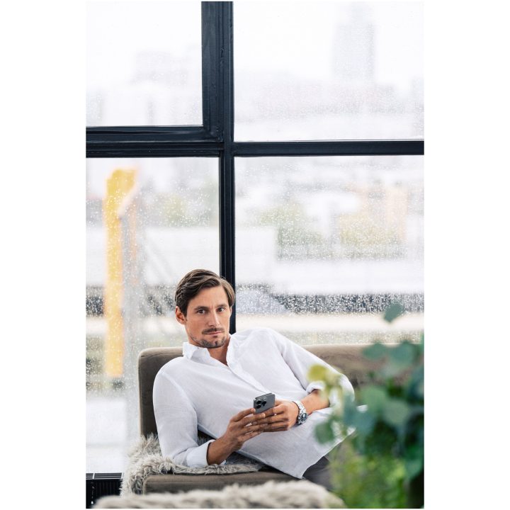 Skjorta IB33 Linen Slim Röd J.Harvest & Frost XS – billede 20