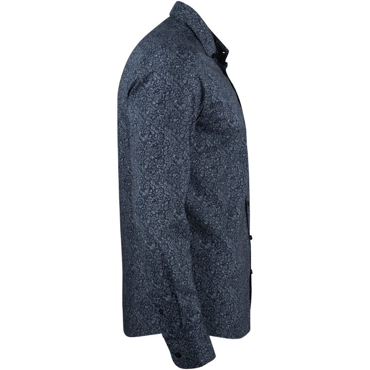 Skjorta IB37 Poplin Slim Floral J.Harvest & Frost XS 35/36 – billede 4