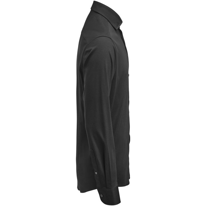 Skjorta Interlock Knit Regular Svart J.Harvest & Frost S 37/38 – billede 3