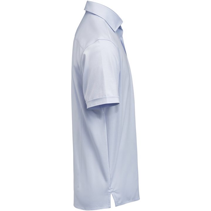 Skjorta Interlock Knit S S Slim Himmelsblå J.Harvest & Frost XS 35/36 – billede 3