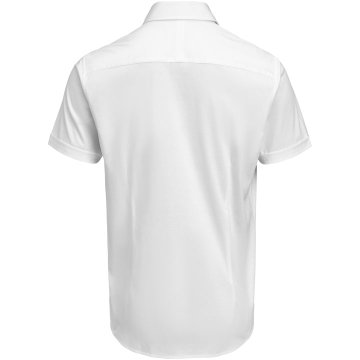 Skjorta Interlock Knit S S Slim Vit J.Harvest & Frost XS 35/36 – billede 5