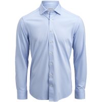 Skjorta Interlock Knit Slim Himmelsblå J.Harvest & Frost