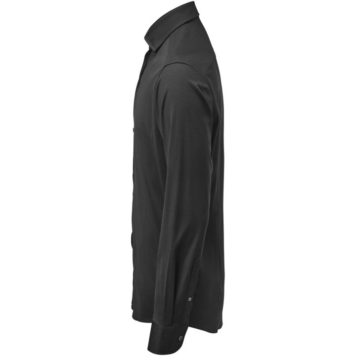 Skjorta Interlock Knit Slim Svart J.Harvest & Frost XS 35/36 – billede 2