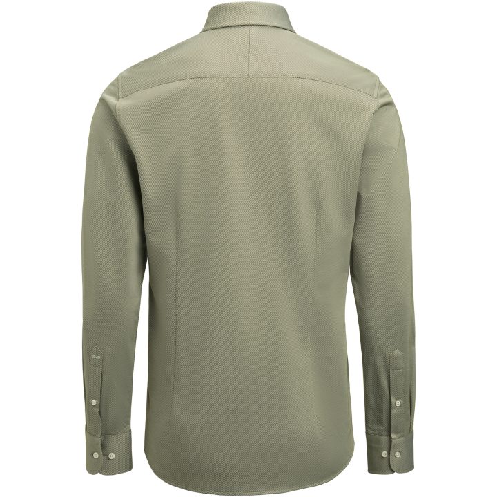 Skjorta King Knit Regular Grön/vit/vit J.Harvest & Frost s – billede 4