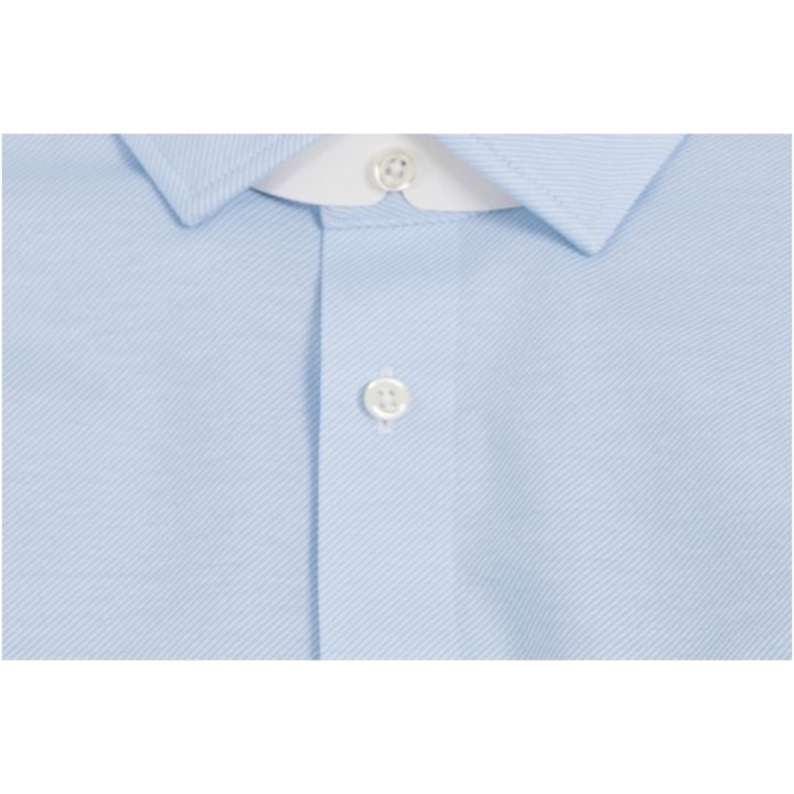 Skjorta King Knit Regular Himmelsblå/vit/vit J.Harvest & Frost s – billede 2