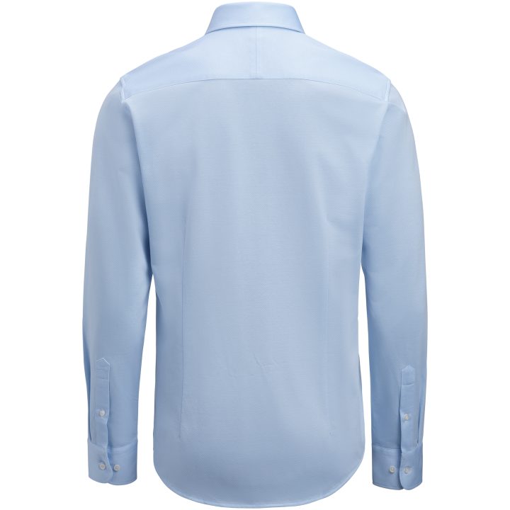 Skjorta King Knit Regular Himmelsblå/vit/vit J.Harvest & Frost s – billede 4