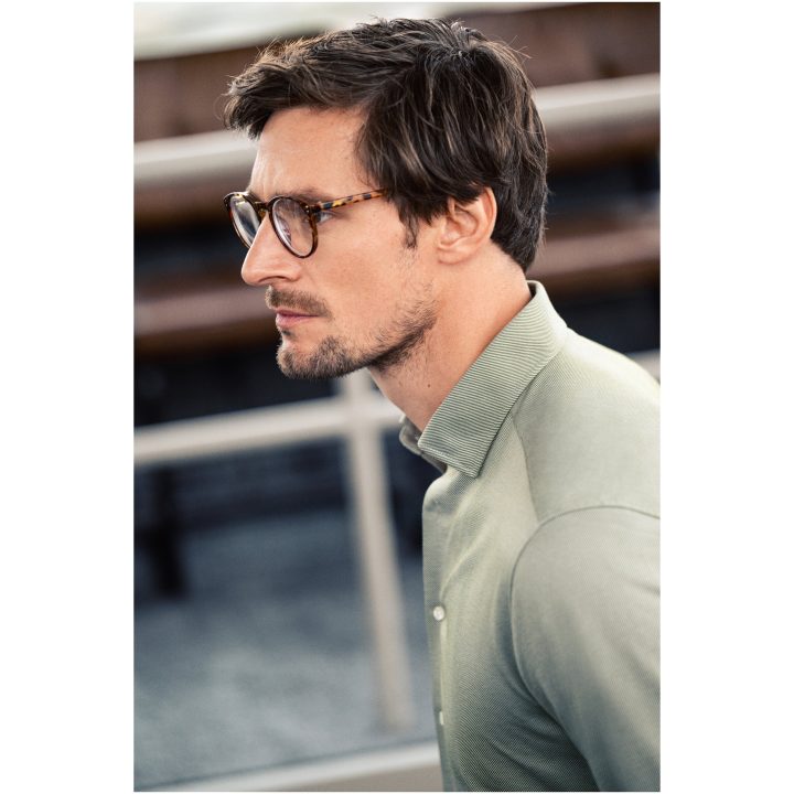 Skjorta King Knit Slim Grön/vit/vit J.Harvest & Frost XS – billede 6