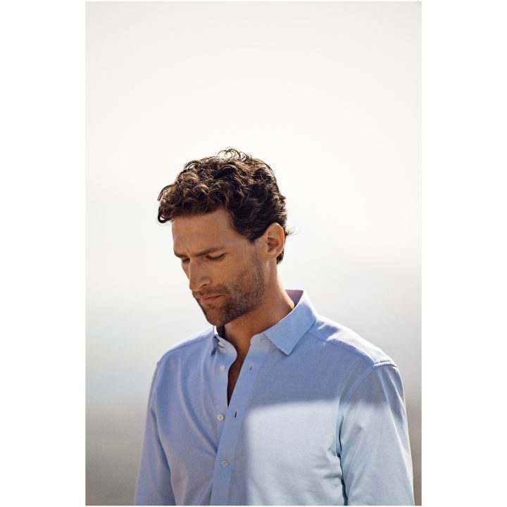 Skjorta King Knit Slim Vit Vit/vit J.Harvest & Frost XS – billede 9