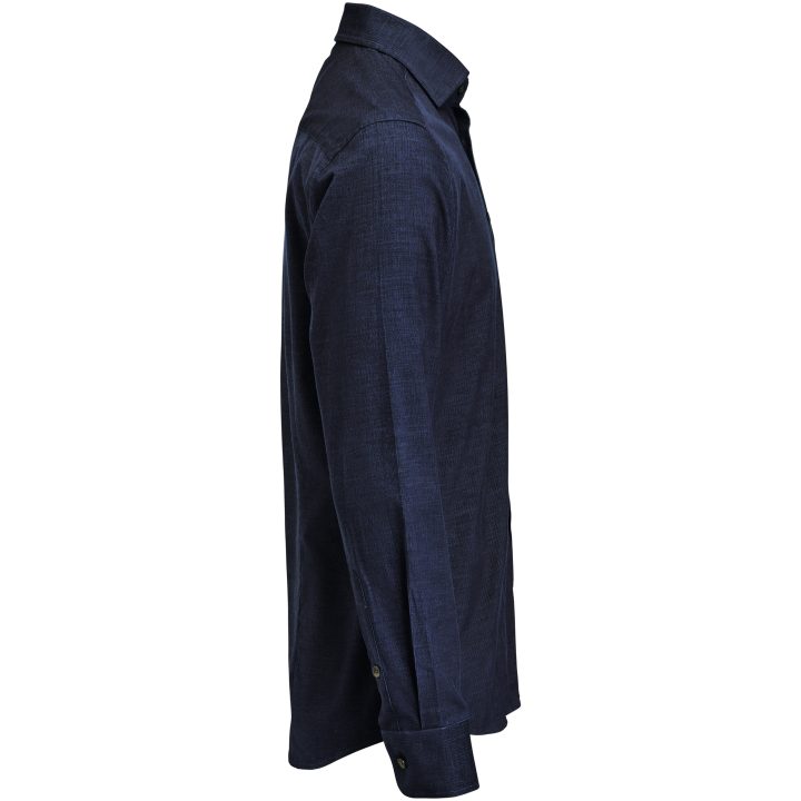 Skjorta Micro Cord Tailored Blå J.Harvest & Frost XS 35/36 – billede 4
