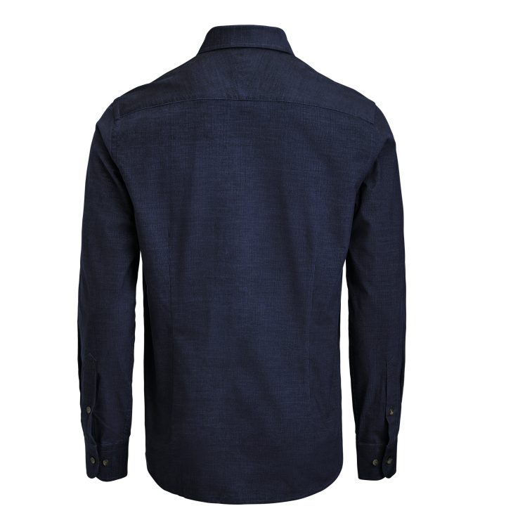 Skjorta Micro Cord Tailored Blå J.Harvest & Frost XS 35/36 – billede 5