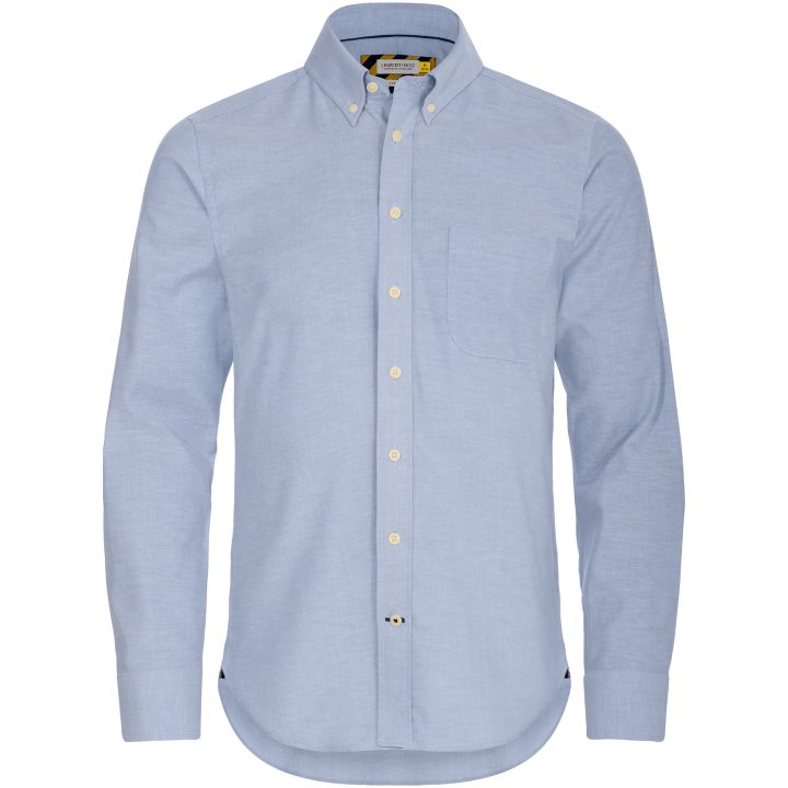 Skjorta Oxford Slim Himmelsblå J.Harvest & Frost XS 35/36 – billede 2