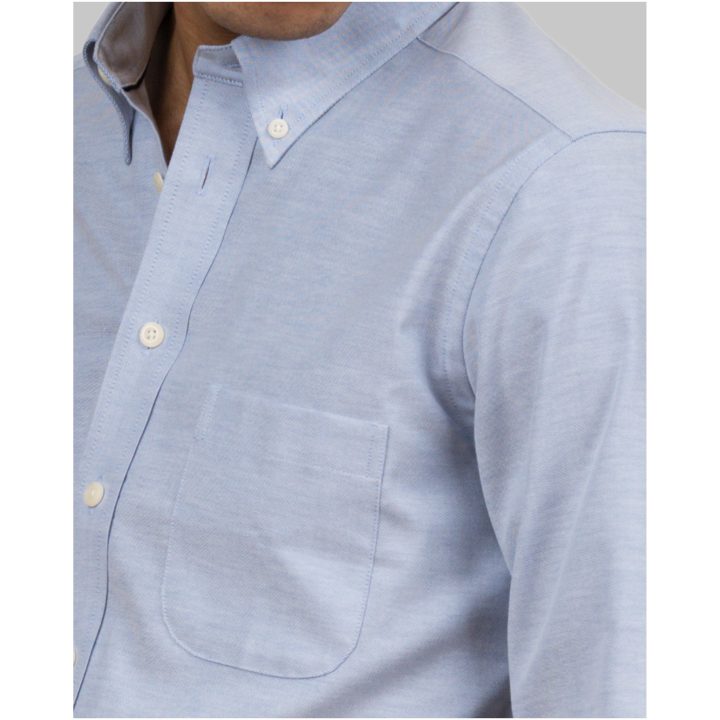 Skjorta Oxford Slim Himmelsblå J.Harvest & Frost XS 35/36 – billede 10