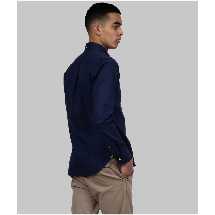 Skjorta Oxford Slim Marinblå J.Harvest & Frost XS 35/36 – billede 5