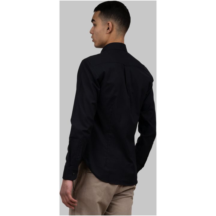 Skjorta Oxford Slim Svart J.Harvest & Frost XS 35/36 – billede 2