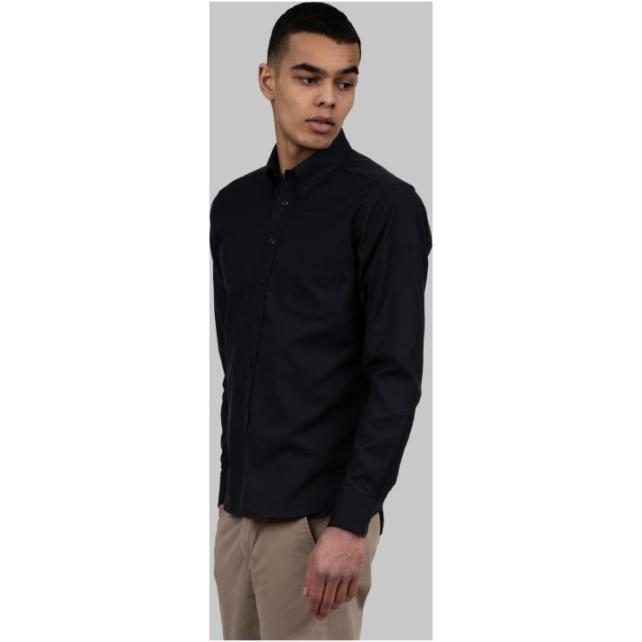 Skjorta Oxford Slim Svart J.Harvest & Frost XS 35/36 – billede 6