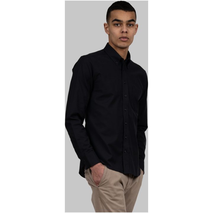 Skjorta Oxford Slim Svart J.Harvest & Frost XS 35/36 – billede 7