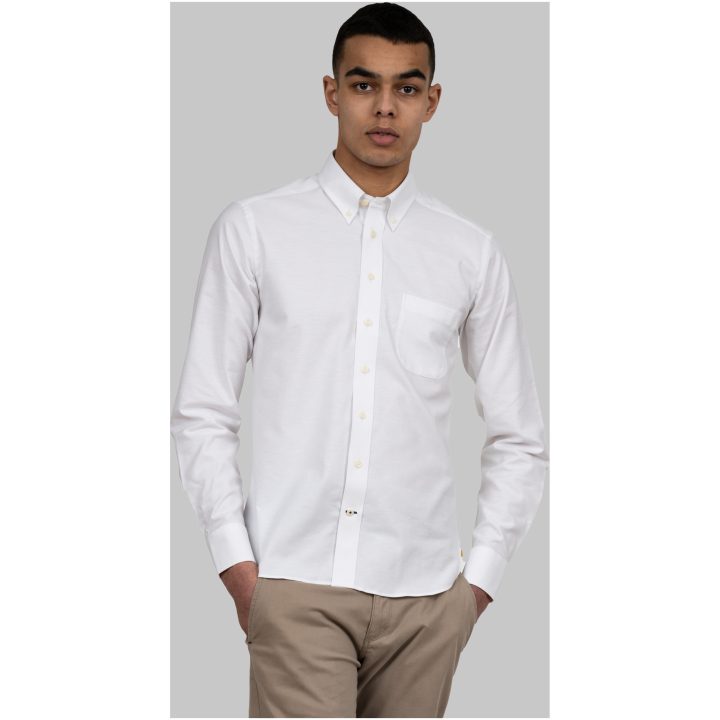 Skjorta Oxford Slim Vit J.Harvest & Frost XS 35/36 – billede 5