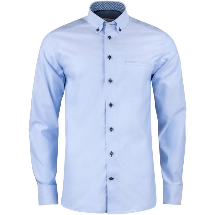 Skjorta Oxford Stretch Regular Himmelsblå J.Harvest & Frost s – billede 2