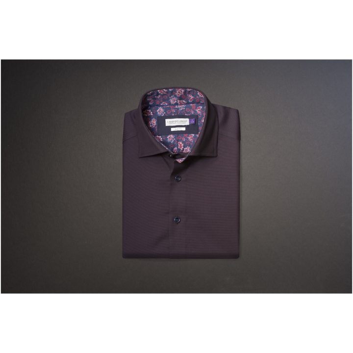 Skjorta Oxford Stretch Regular Lila J.Harvest & Frost S 37/38 – billede 4