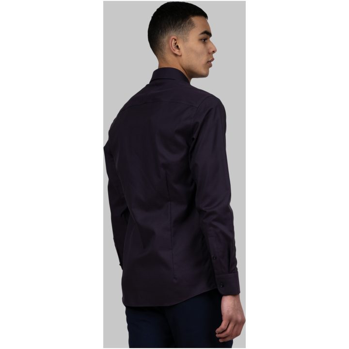 Skjorta Oxford Stretch Slim Lila J.Harvest & Frost XS 35/36 – billede 8