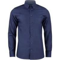 Skjorta Oxford Stretch Slim Marinblå J.Harvest & Frost